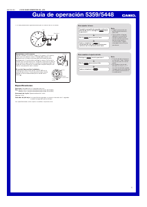 Manual de uso Casio Edifice EFR-S107D-1AVUEF Reloj de pulsera