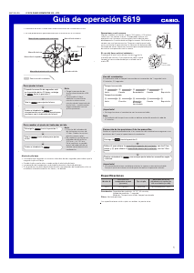 Manual de uso Casio Edifice EFR-S567D-1AVUEF Reloj de pulsera