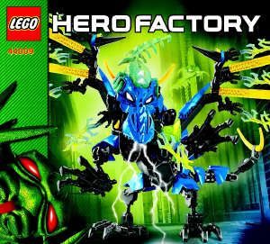 Vadovas Lego set 44009 Hero Factory Dragon bolt