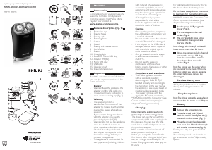 Handleiding Philips HS199 Scheerapparaat