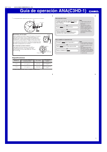 Manual de uso Casio Edifice EFV-100D-1AVUEF Reloj de pulsera