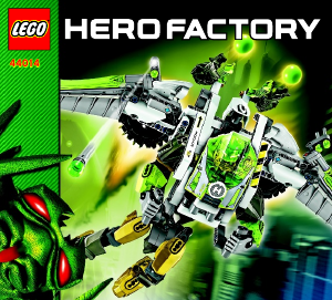 Hướng dẫn sử dụng Lego set 44014 Hero Factory Jet rocka