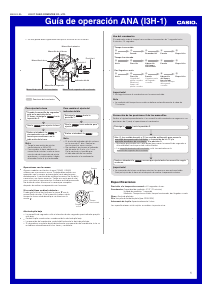 Manual de uso Casio Edifice EFV-540D-7AVUEF Reloj de pulsera