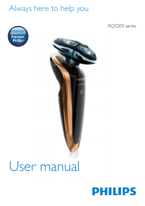 Manual Philips RQ1265 SensoTouch 3D Shaver