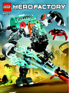 Manuale Lego set 44017 Hero Factory Macchina di congelamento di Stormer