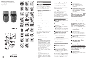 Manual Philips PQ255 Shaver