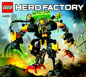 Manuale Lego set 44022 Hero Factory Macchina XL di Evo