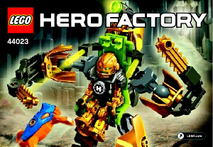 Manual de uso Lego set 44023 Hero Factory Caminante de Rocka