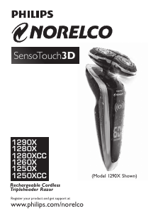 Handleiding Philips-Norelco 1255X SensoTouch 3D Scheerapparaat