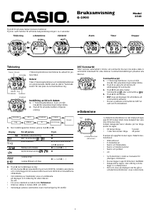 Bruksanvisning Casio G-Shock G-2900F-1VER Armbandsur