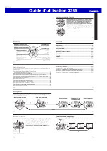 Mode d’emploi Casio G-Shock G-8900A-1ER Montre