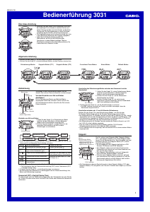 Bedienungsanleitung Casio G-Shock G-9000-1VER Armbanduhr