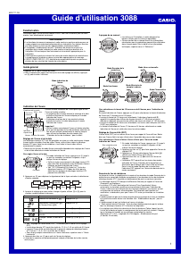 Mode d’emploi Casio G-Shock G-9100-1ER Montre