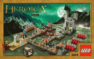 Handleiding Lego set 3859 Heroica Grotten van Nathuz