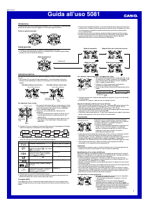 Manuale Casio G-Shock GA-100-1A1ER Orologio da polso