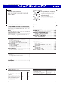 Mode d’emploi Casio G-Shock GA-2000-1A2ER Montre