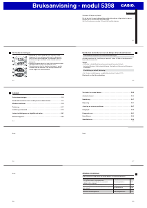 Bruksanvisning Casio G-Shock GA-400CC-2AER Armbandsur