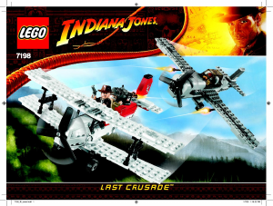 Manual Lego set 7198 Indiana Jones Fighter plane attack