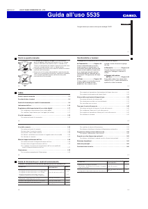 Manuale Casio G-Shock GA-800BL-1AER Orologio da polso