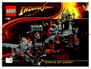 Manuale Lego set 7199 Indiana Jones Il tempio maledetto