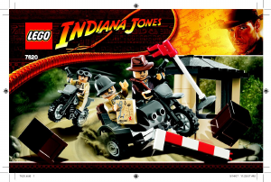 Bedienungsanleitung Lego set 7620 Indiana Jones Motorradjagd