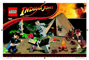 Bedienungsanleitung Lego set 7624 Indiana Jones Dschungelduell