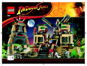 Manuale Lego set 7627 Indiana Jones Tempio del teschio di cristallo