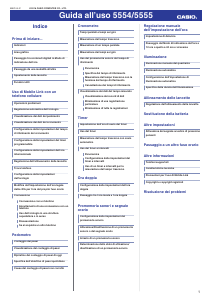 Manuale Casio G-Shock GMA-B800-1AER Orologio da polso