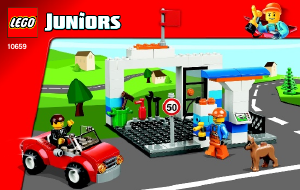 Manuale Lego set 10659 Juniors Valigetta blu