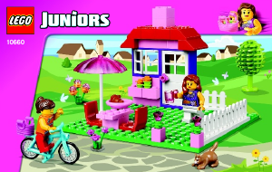 Handleiding Lego set 10660 Juniors Huizerkoffer