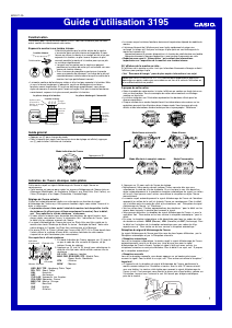 Mode d’emploi Casio G-Shock GW-2320SF-1B4ER Montre