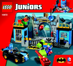 Brugsanvisning Lego set 10672 Juniors Batman - Forsvar Bathulen