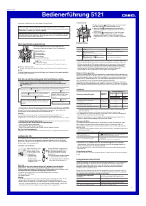 Bedienungsanleitung Casio G-Shock GW-3000M-4AER Armbanduhr