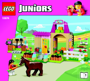 Bruksanvisning Lego set 10674 Juniors Bondegård med ponnier