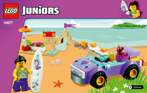 Manual Lego set 10677 Juniors Beach trip