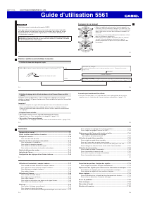 Mode d’emploi Casio G-Shock GWG-100-1A3ER Montre