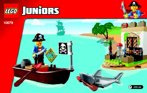 Bruksanvisning Lego set 10679 Juniors Piratskattjakt