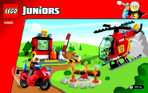 Brugsanvisning Lego set 10685 Juniors Brandvæsenkuffert