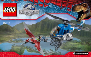 Bruksanvisning Lego set 75915 Jurassic World Pteranodon i fella