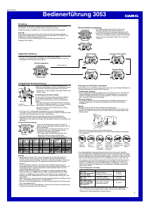 Bedienungsanleitung Casio Radio Controlled WV-58DE-1AVEF Armbanduhr