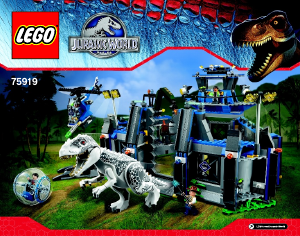Käyttöohje Lego set 75919 Jurassic World Indominus Rex pako