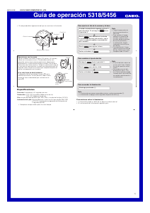 Manual de uso Casio Sheen SHE-3047PG-5AUER Reloj de pulsera