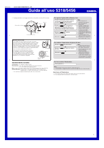 Manuale Casio Sheen SHE-3047PG-5AUER Orologio da polso