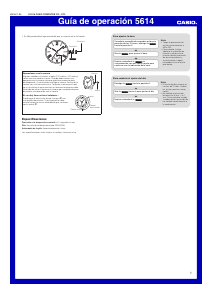 Manual de uso Casio Sheen SHE-3066PG-2AUEF Reloj de pulsera
