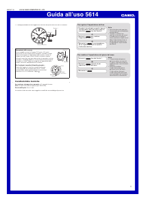 Manuale Casio Sheen SHE-3066PG-2AUEF Orologio da polso