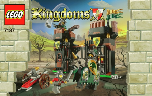 LEGO® Kingsdoms Bauanleitung 7187 Escape from Dragon's Prison instruction B3651 