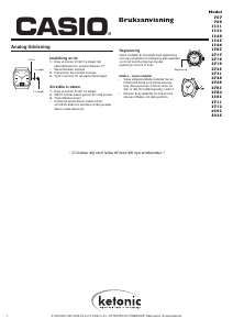 Bruksanvisning Casio Sheen SHE-4052PG-2AUEF Armbandsur