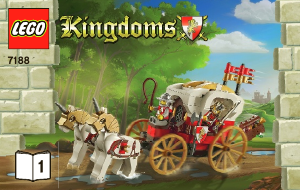 Manual Lego set 7188 Kingdoms Kings carriage ambush