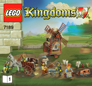 Manual de uso Lego set 7189 Kingdoms Ataque a la villa del molino