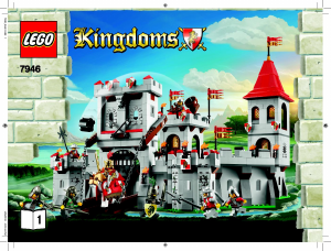 Mode d’emploi Lego set 7946 Kingdoms Le Château du Roi